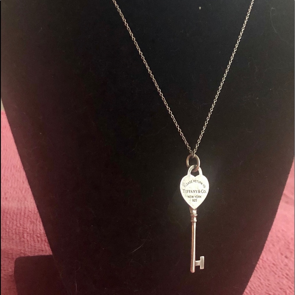 Tiffany & Co. Heart Key Necklace